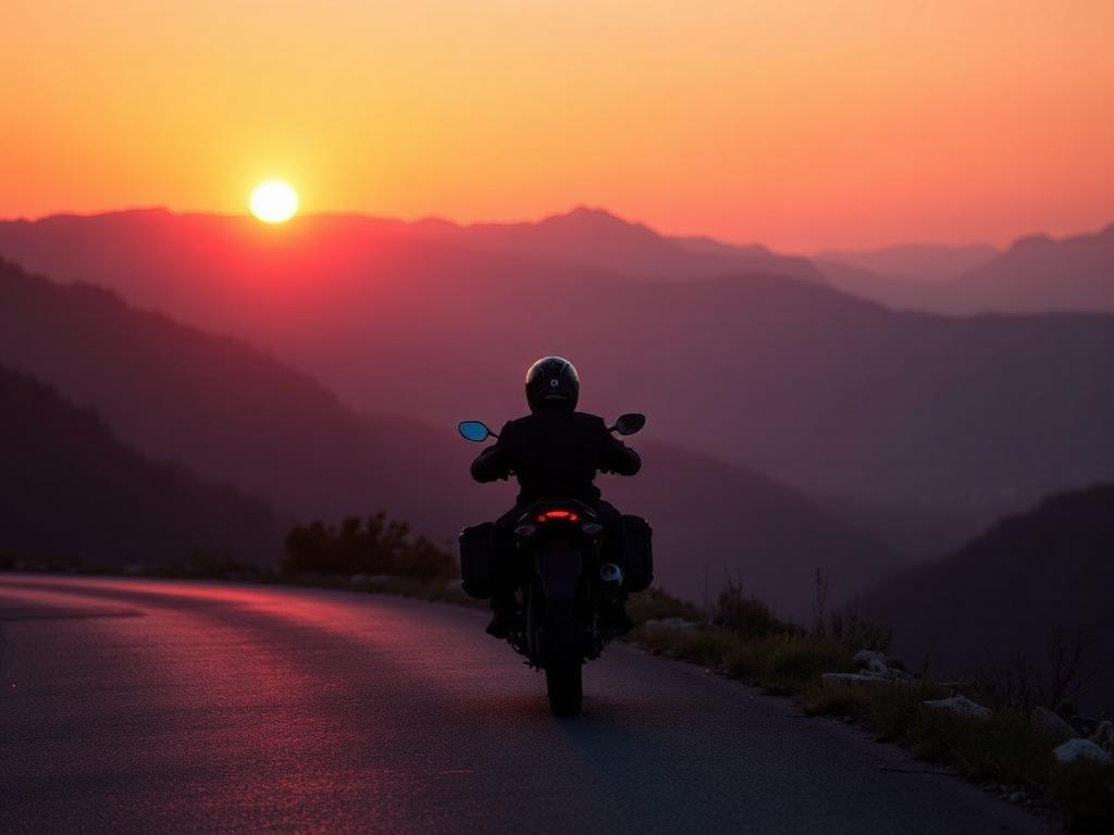 Sunset ride